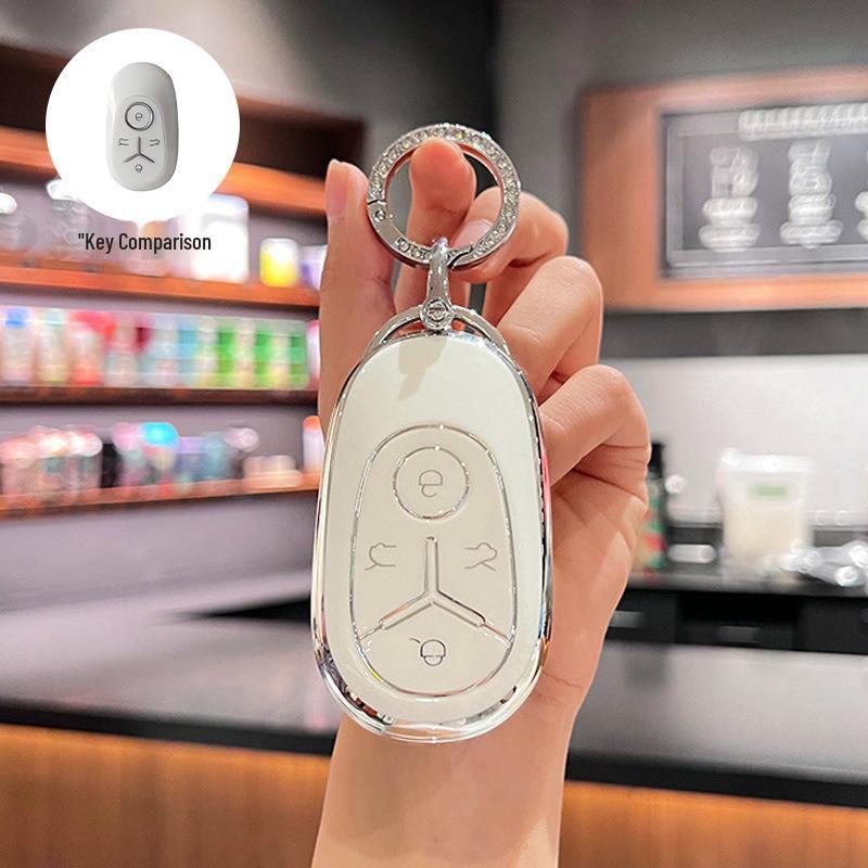 Чехол для ключа Geely Star Wish 2024 - Милый геометрический дизайн для женщин