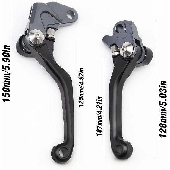 Compatible With Suzuki RMX250S 1993-1995 / KDX250 1992-1994 Dirt Bike Clutch Brake Levers Pivot