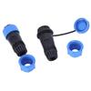 SP17 Waterproof Junction Box 3Pin Electrical Butt Plug Distribution Cable Connector Set