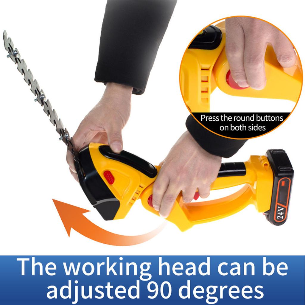 Беспроводные ножницы для травы Перезаряжаемый ручной триммер для кустов Электрический триммер для живой изгороди Электрический триммер для кустов Комплект лезвий