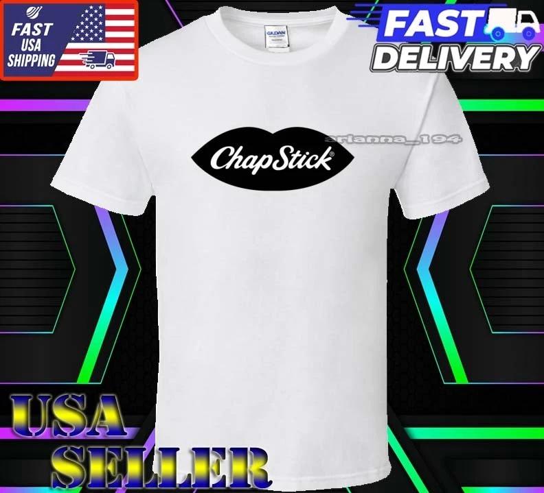 Новая футболка с логотипом Chapstick, смешная американская футболка USA, унисекс, размер S-5XL