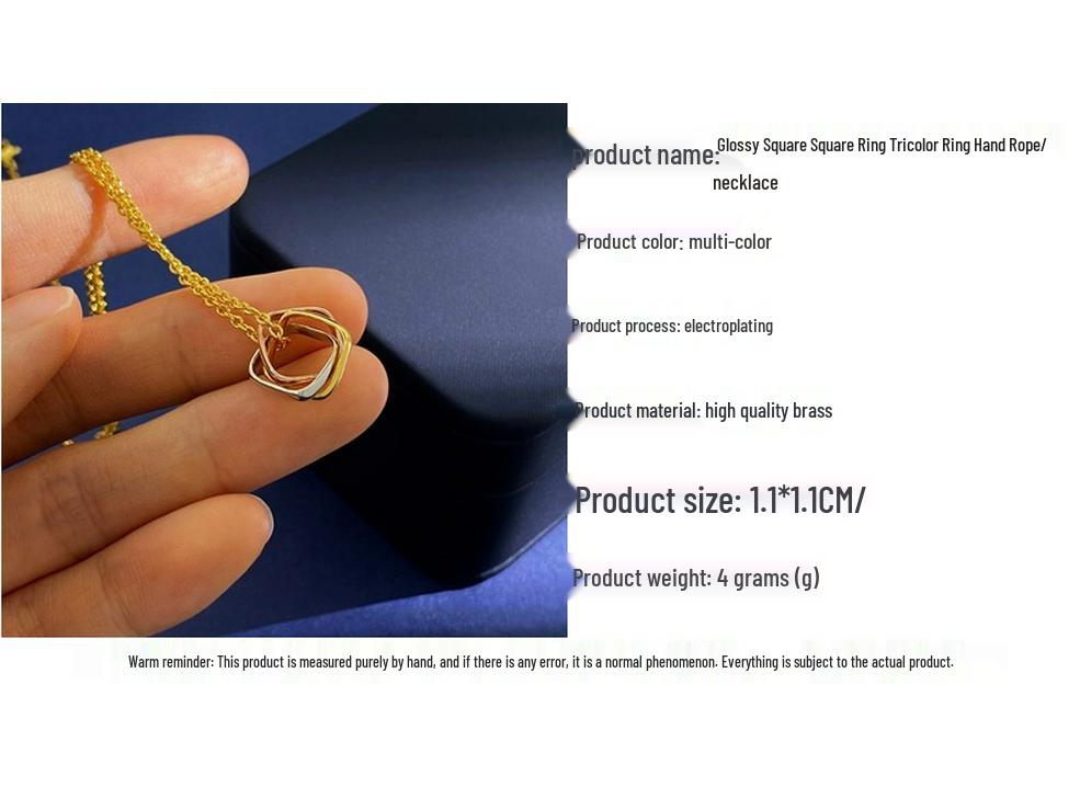 Плетеный вручную трехрядный цветной браслет: Подарок в стиле «Счастливая пара» на Новый год