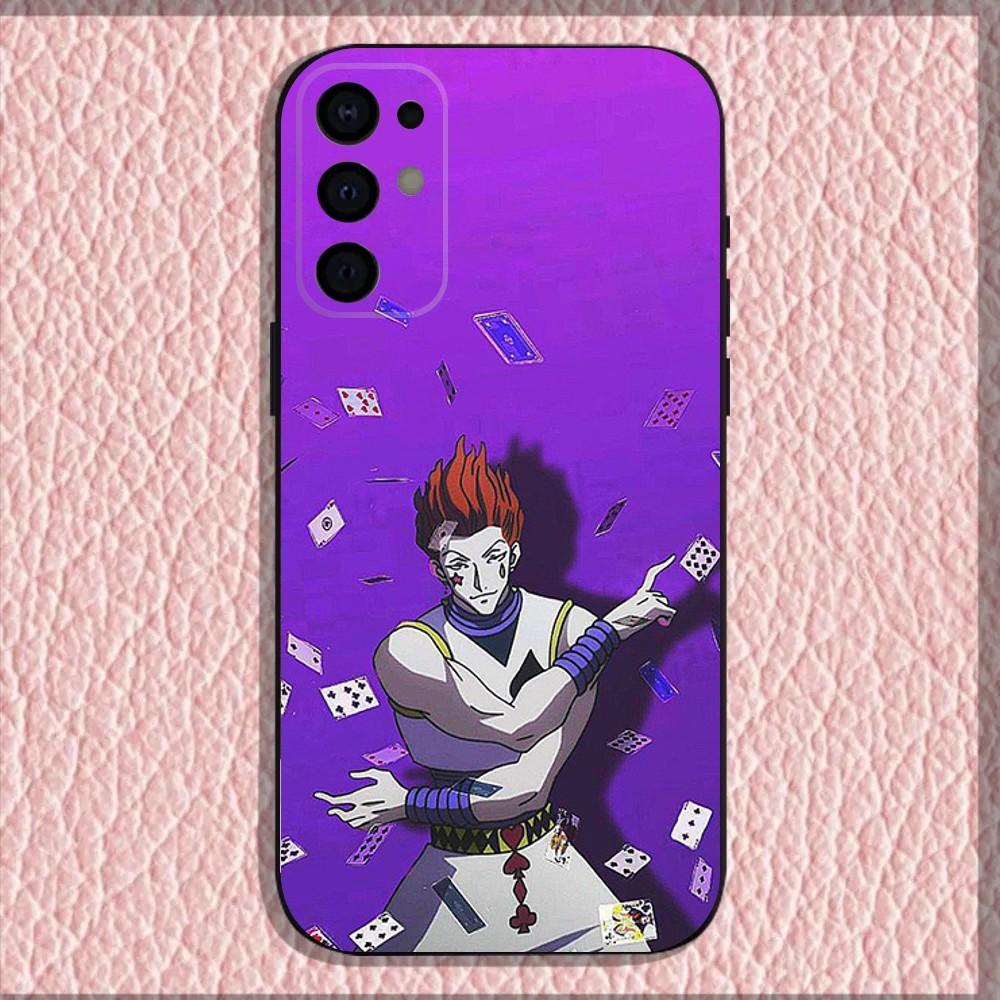 Чехол для телефона с аниме-персонажем Хисока М. Морроу для Samsung S25, S24, S21, S22, S23, S30, Ultra, S20, Plus, Fe, Lite, Note, 10, 9, 5G Черный