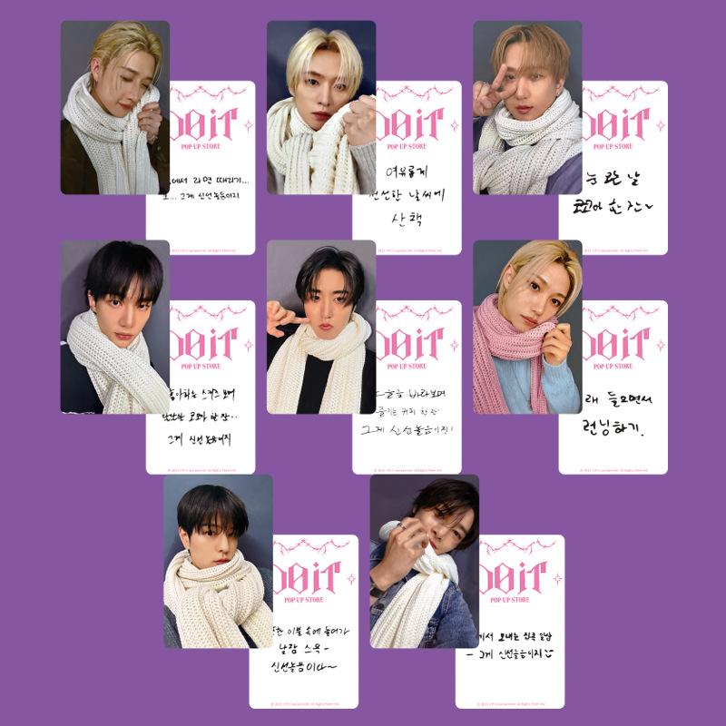 Skzoo Stray Kids DOIT KARMA Поп-ап Фотокарточки Хёнджин Бан Чан Хан Идол Коллекционные Карточки Для Фанатов Коллекционера Подарок