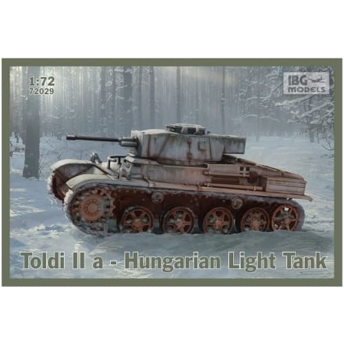 IBG 1/72 Hungarian Army 38M Toldi 2a Light Tank with 40mm Gun, Plastic Model Kit PB72029