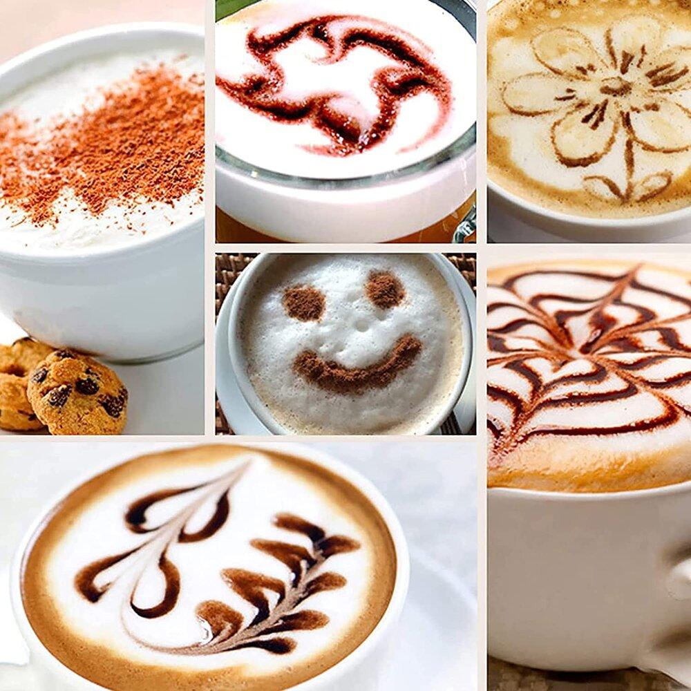 Автоматический вспениватель молока Съемный электрический пароварка для молока Машина для вспенивания молока Автоматическая машина для приготовления горячей и холодной пены для кофе, горячего шоколада и капучино