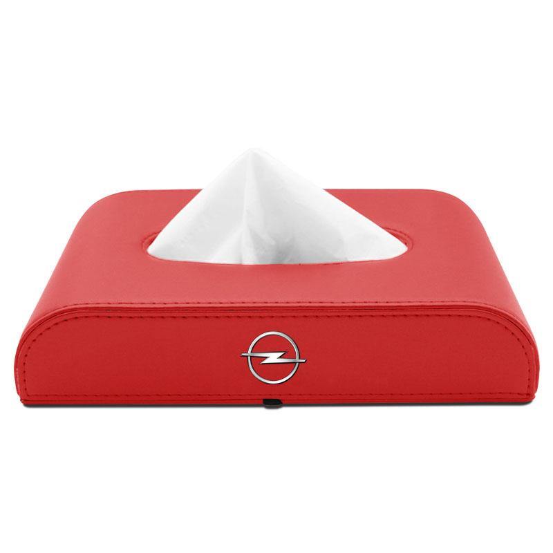 1 шт. Автомобильный держатель для салфеток, бокс для хранения на подлокотнике, эмблема для Opel Corsa Astra Insignia Vectra Zafira Meriva Mokka Grandland Vivaro