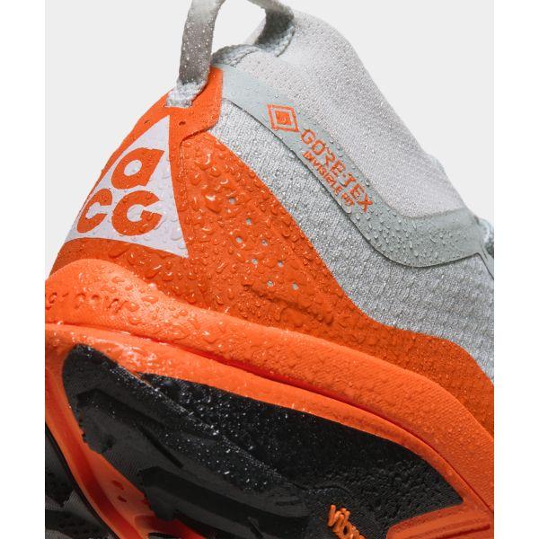 Nike Acg Zegama Trail GORE-TEX Водонепроницаемые Треккинговые Легкие Серебристые Безопасный Оранжевый Унисекс Кроссовки Черные Summit-White IO7932-001