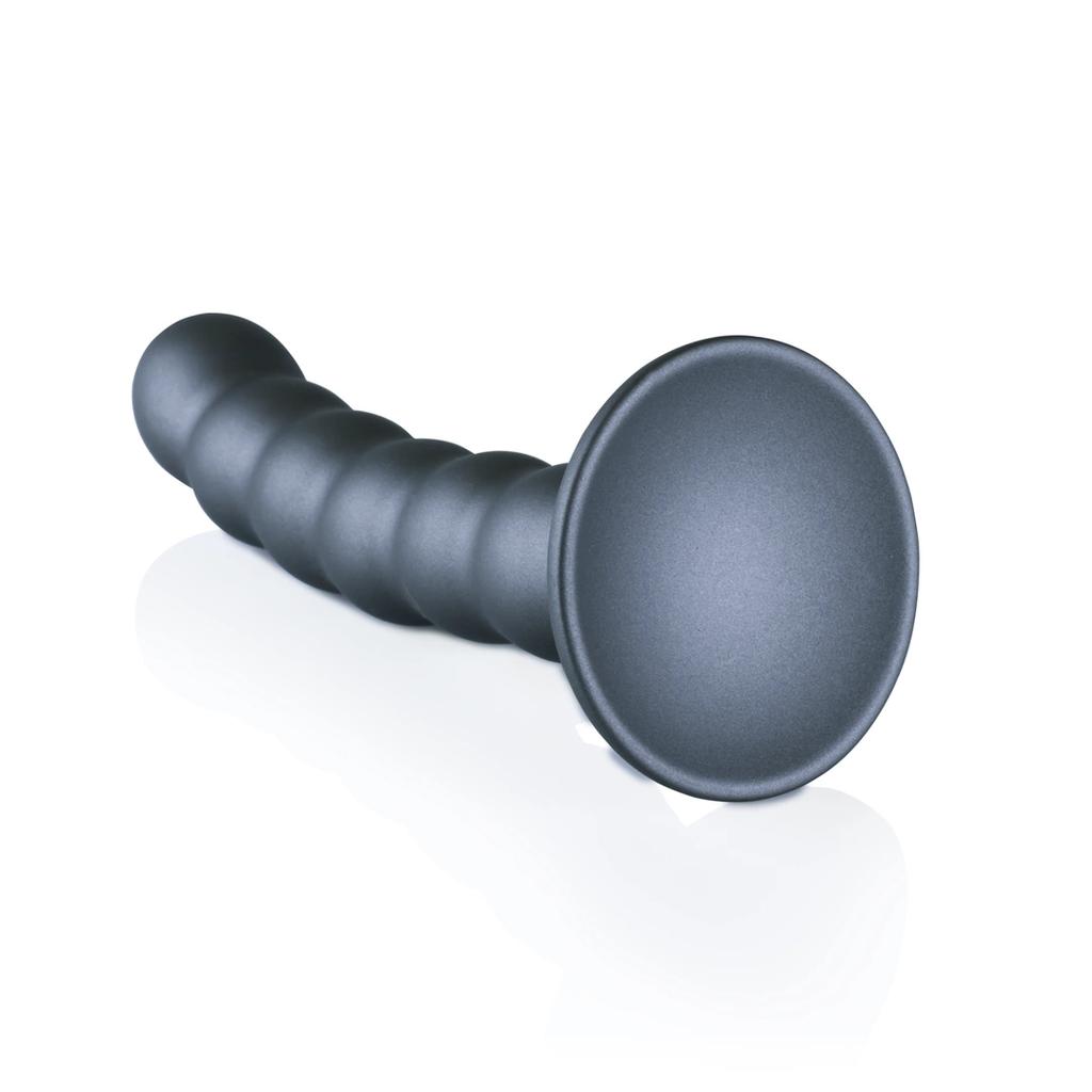 Ouch! - Silicone dildo with beads - 13 cm