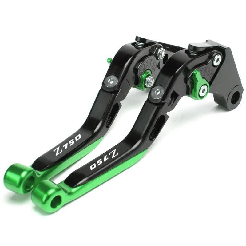 Adjustable Brake Clutch Lever Kawasaki Z750 Motorcycle Aluminum Handlebar Set