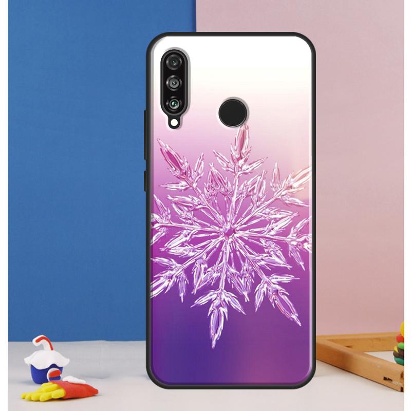 Чехол 'Рождественские Снежинки' для Huawei Nova Y73 Y72 Y70 Y90 Y60 Y61 Y91 12s 12i 11i 8i 9 10 SE P30 P40 Lite P60 Pro