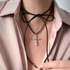 Jewelry Personalized Rope Chain Love Pendant Niche Star Butterfly Necklace Diamond Cross Necklace Women