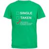 Valentines Day I Get No Attention Irish Green Adult T Shirt