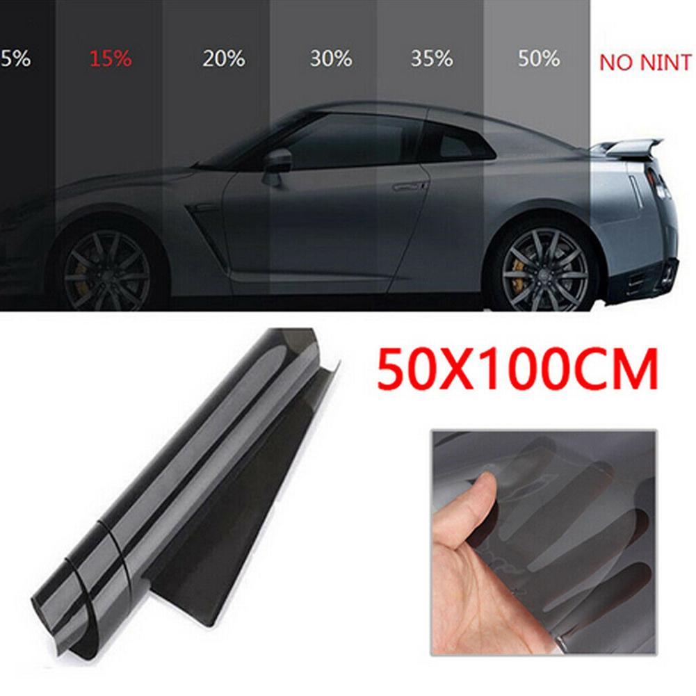 5/15/25/35 процентов VLT пленка для тонировки окон, наклейка на стекло, солнцезащитная пленка для автомобиля, УФ-защитная пленка, наклейка, пленка 50X 300 см