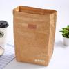 Breakfast Organizer Tote Canvas Lunch Bag Food Hand Bags Waterproof Lunch Bag Kraft Paper Bags