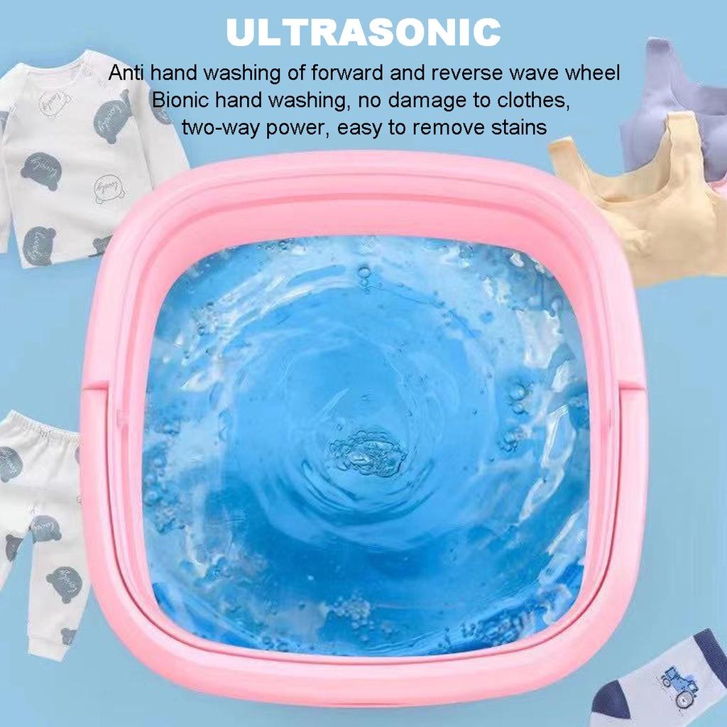 220V Мини Складная Портативная Стиральная Машина Дорожная Стиральная Машина с Роторной Сушкой Для Одежды Нижнего Белья Обуви
