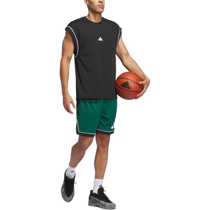 Adidas BASKETBALLSport Sports Shorts Men's Dark Green JN4726