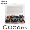 100/ 245pcs Washer Seal Assorted Sealing Gasket Set Silicone Rubber O-Ring Assortment Kits M6 M8 M10 M12-M30