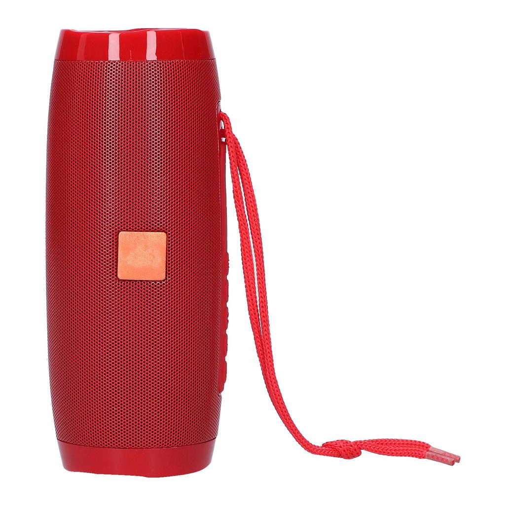 Portable LED Bluetooth Speaker Outdoor Colorful Light Wireless Speaker for Memory CardRed