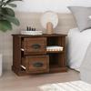 VidaXL Bedside Table Brown Oak 60x35.5x45 Cm 816375