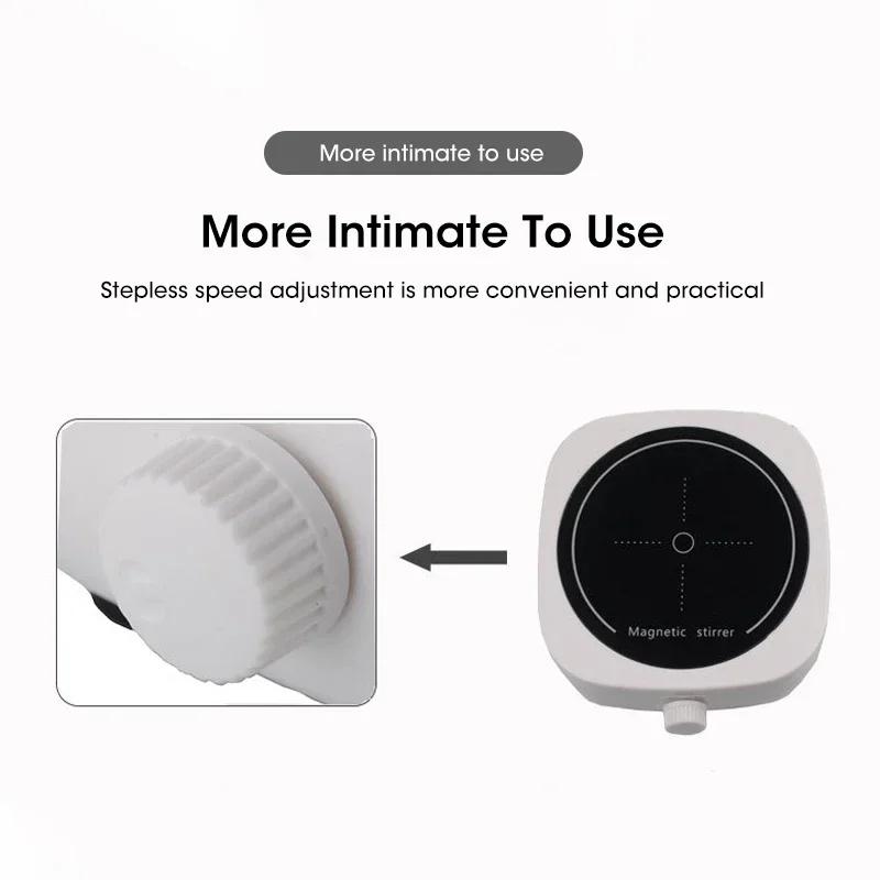 Магнитная мешалка лабораторная мешалки машина мини магнитная мешалка с стержнем USB 2л 4000об/мин для лаборатории