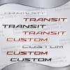 Автомобильная наклейка для Transit Custom MK6 MK7 MK8 Van Tourneo Тюнинг 3D Металлический Логотип Значок Наклейка Задняя Крышка Багажника Аксессуары
