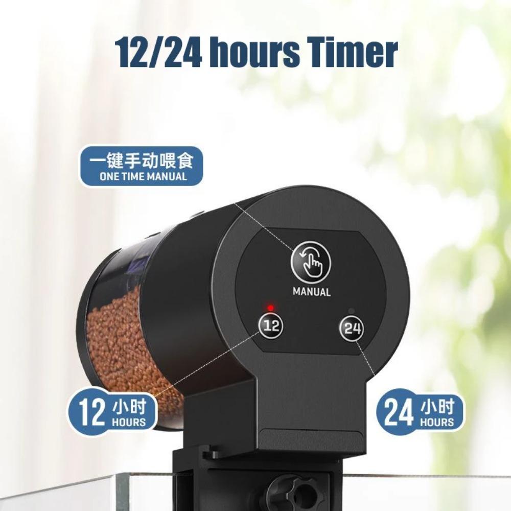 1шт автоматическая кормушка для аквариума интеллектуальное время 100мл автоматическая кормушка для аквариума золотая рыбка кормушка большой емкости для аквариума