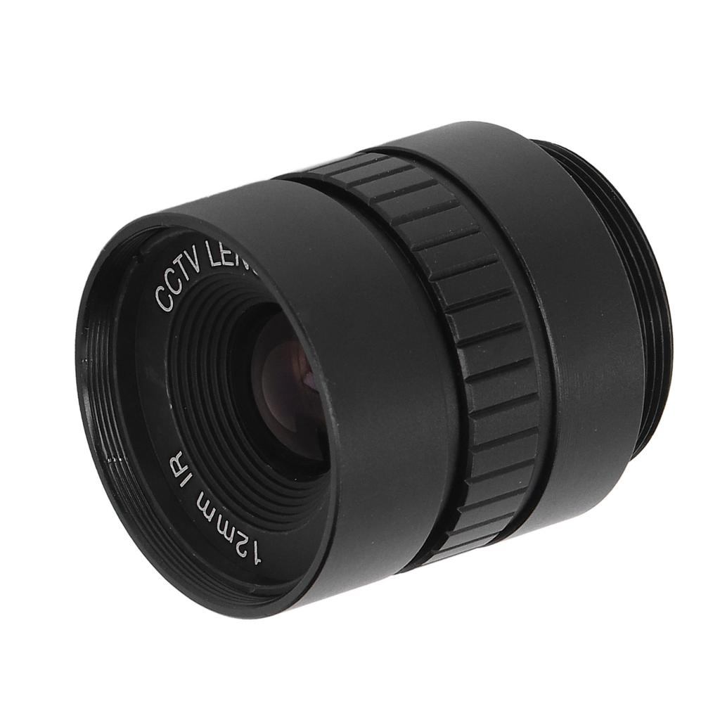 CS Mount Lens Wide Angle Prime Lens 3MP Manual Iris Lens 12mm Focal Length for Surveillance Camera