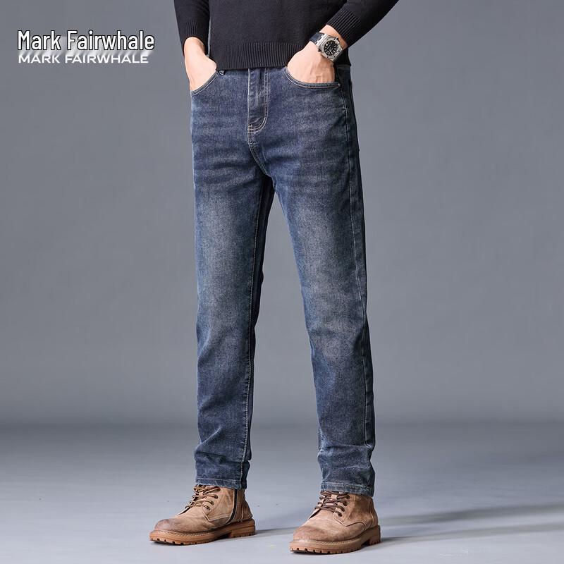 Мужские универсальные стрейчевые джинсы прямого кроя Mark Fairwhale