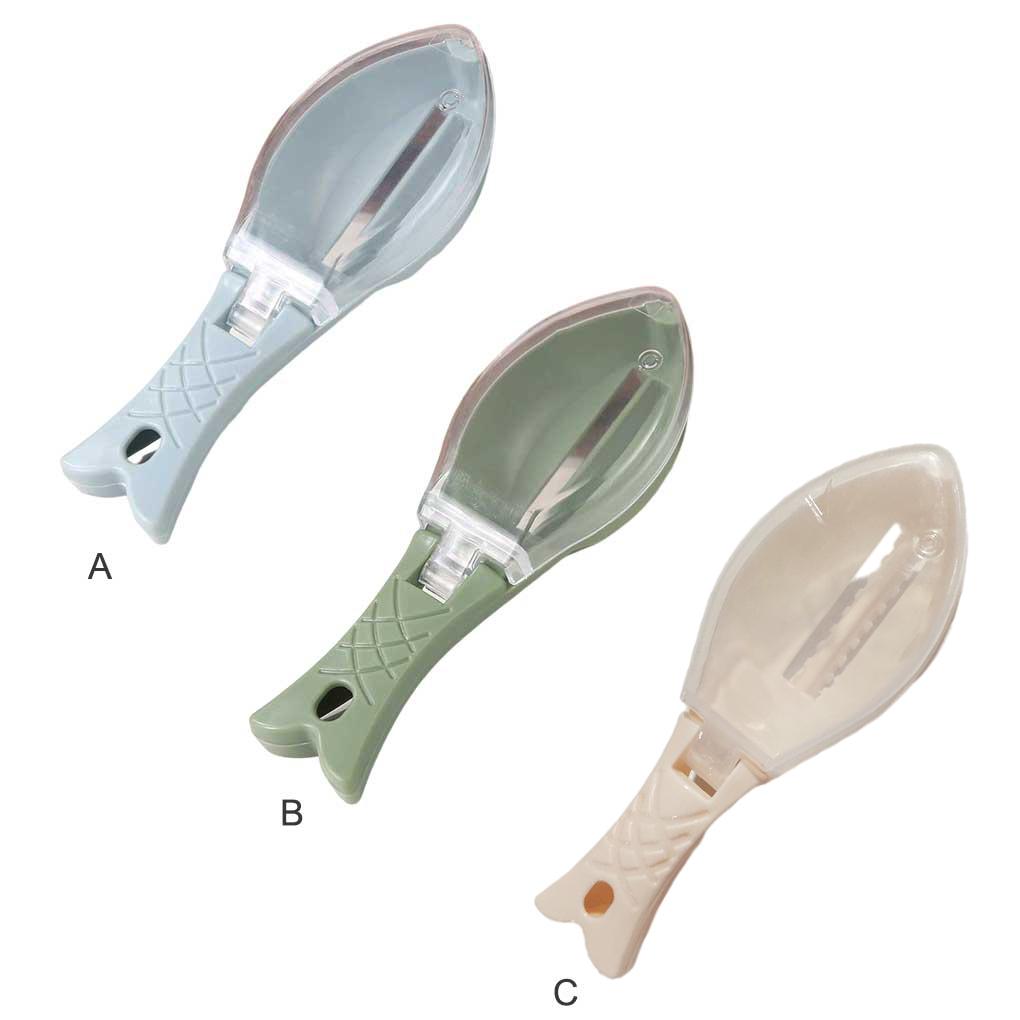 Home Restaurant Portable Fish Scale Remover Manual Labor-saving ABS Reusable Scales Scraper Scraping Tool Kitchenware
