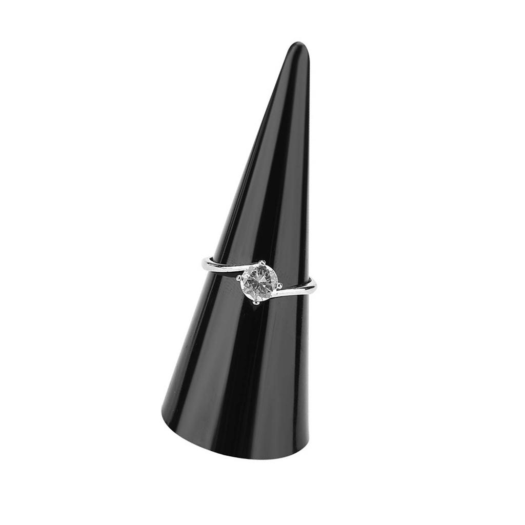 5 шт., держатель для колец на один палец, витрина, подставка, органайзер для колец для ювелирных изделий (черный)