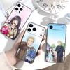R-Ринтаро Цумуги K-Каоруко Вагури Чехол для телефона Для iPhone 17,16,15,14,13,12,11 Plus,Pro Max,XS,Мягкий черный чехол