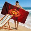 Raw MUFC Passion Print Beach Towel, Large Soft Quick Dry Towel for Beach Camping Swimming