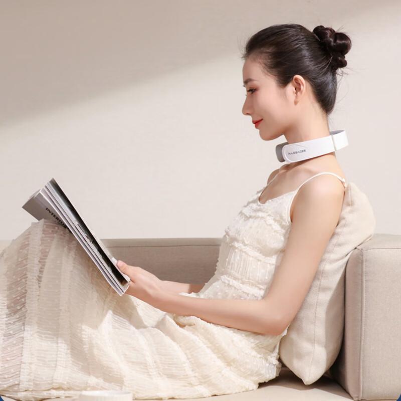 Умный перезаряжаемый массажер для шеи Jiu Pin P6 с подогревом