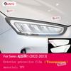 2 Pcs Car Headlight Protective Film Front Light Transparent Smoked Black TPU Sticker For Seres Aito M5 - car Accessories