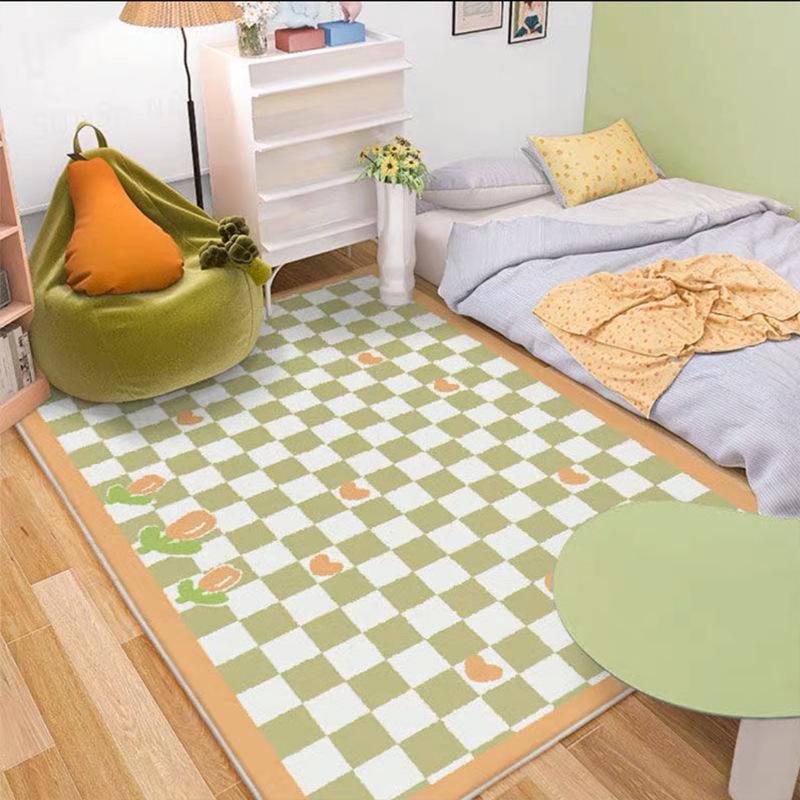 Pink Girly Style Thickened Cashmere-Like Blanket for Bedside, Sofa, Living Room, or Bay Window