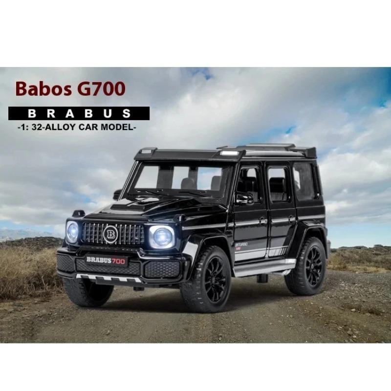 1/32 BENZ G700 Alloy Car Model Simulation Toy Diecast Vehicles Off-road SUV with Sound N Light Collectible Kids' Gift 111