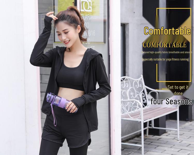 Женский весенне-летний комплект для йоги и спорта: Одежда для уличных тренировок и фитнеса в зале