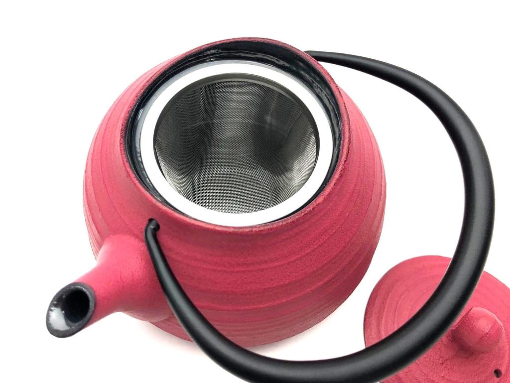 Nanbu Tetsu Teapot Hakeme Rose Pink 0.4L