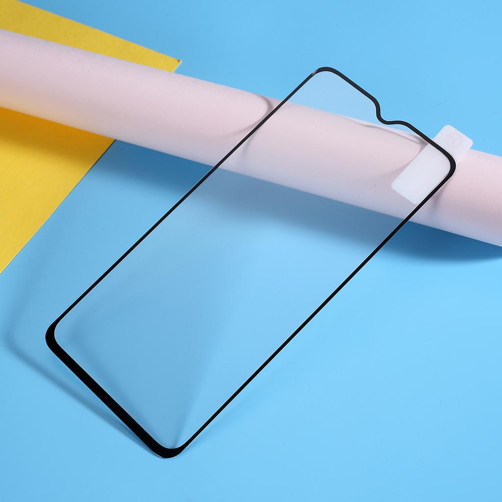 Протектор из закаленного стекла с полной печатью шелкографией (Полный клей) для OnePlus 7