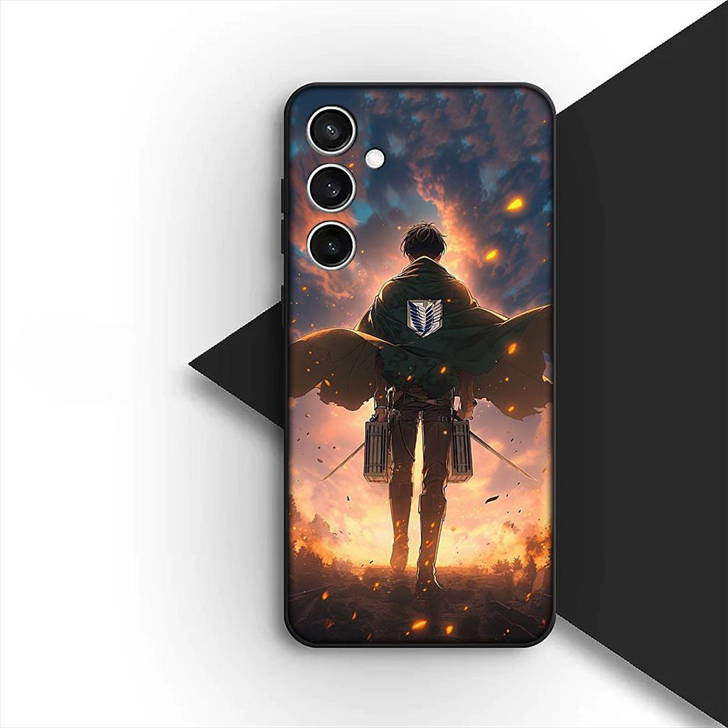 Чехол для Xiaomi Redmi 15 15C A3 A4 A5 9A 9C NFC Note 9 8 Pro Чехол для телефона Защитный чехол Атака Титанов Аниме Леви