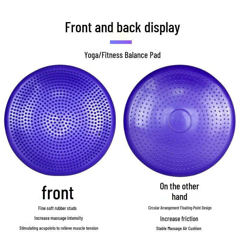Диск для баланса для йоги: Взрывобезопасная надувная подушка для фитнеса и массажа