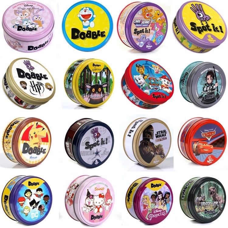 Игра Spot It Веселая и интерактивная карточная игра для многопользовательских собраний Картонные карты Dobble