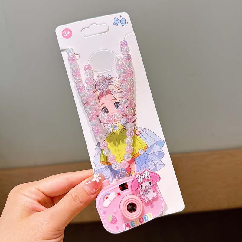 Ожерелье с проекционной камерой, Детское и студенческое ожерелье из бусин, Милый и забавный маленький подарок для малышей, Цепочка на шею