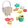 Sandbox Bucket with Toys Castle - 9 Pieces