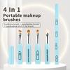 4-in-1 Nail Art Quality Brush Set 4 Pieces Professional Manicure Brushes Eyeliner Brushes Eyeshadow Brushes and Blending Sticks