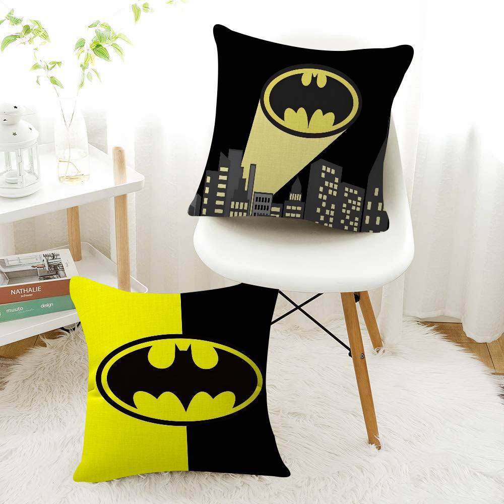 1Pc Cool B-Batmanes Cushion Cover Car Throw Pillow Case For Sofa Car Christmas Gift