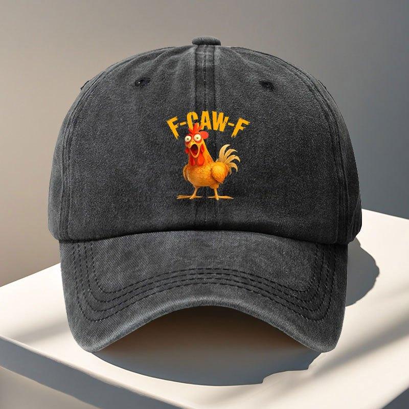 Смешная Бейсболка с Курицей Регулируемая Кепка Snapback с Графикой Курицы FCawF Легкая Дышащая для Улицы