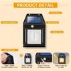 Motion Sensor Solar Wall Llights 3 Lighting Modes Outdoor Solar Wall Lamp  Courtyard Decoration