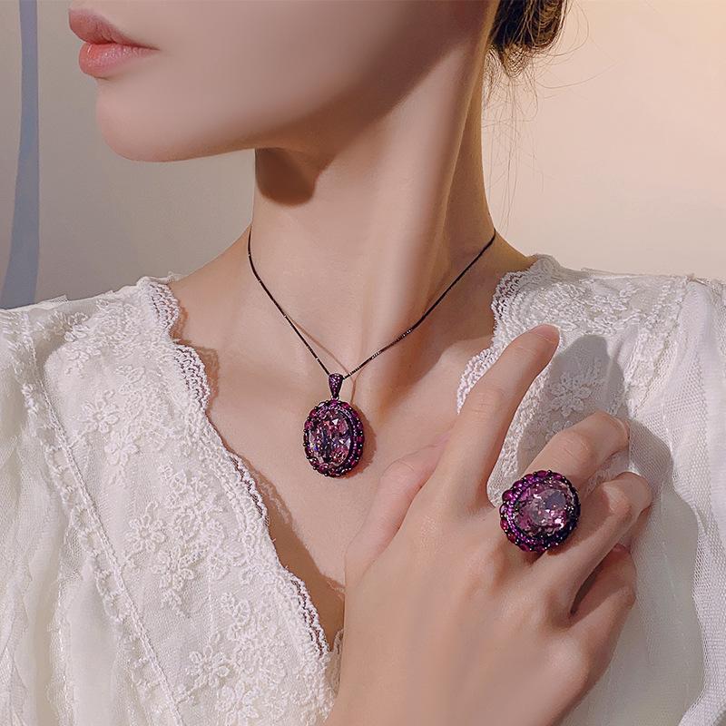 Осенне-зимние украшения Медное основание с золотым покрытием Имитация сухой розы Черное золото Ретро темпераментный набор 15 * 20